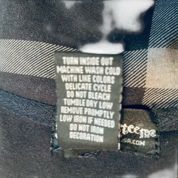 Self Esteem Jacket Double Breast Trench Coat Black-Gray Check Juniors Large Y2K - Picture 12 of 14